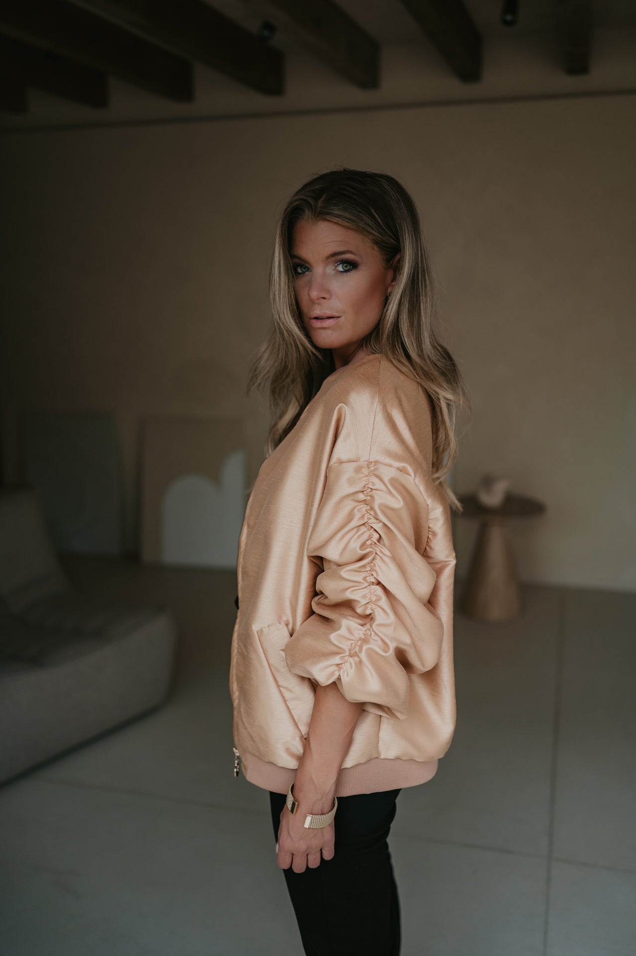 Titolo bomber jacket I Gold - Wild Souls by JV® - Bomber Jackets