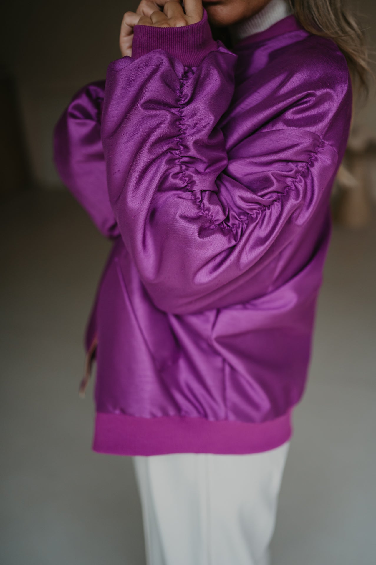 Titolo bomber jacket I Violet - Wild Souls by JV® - Bomber Jackets