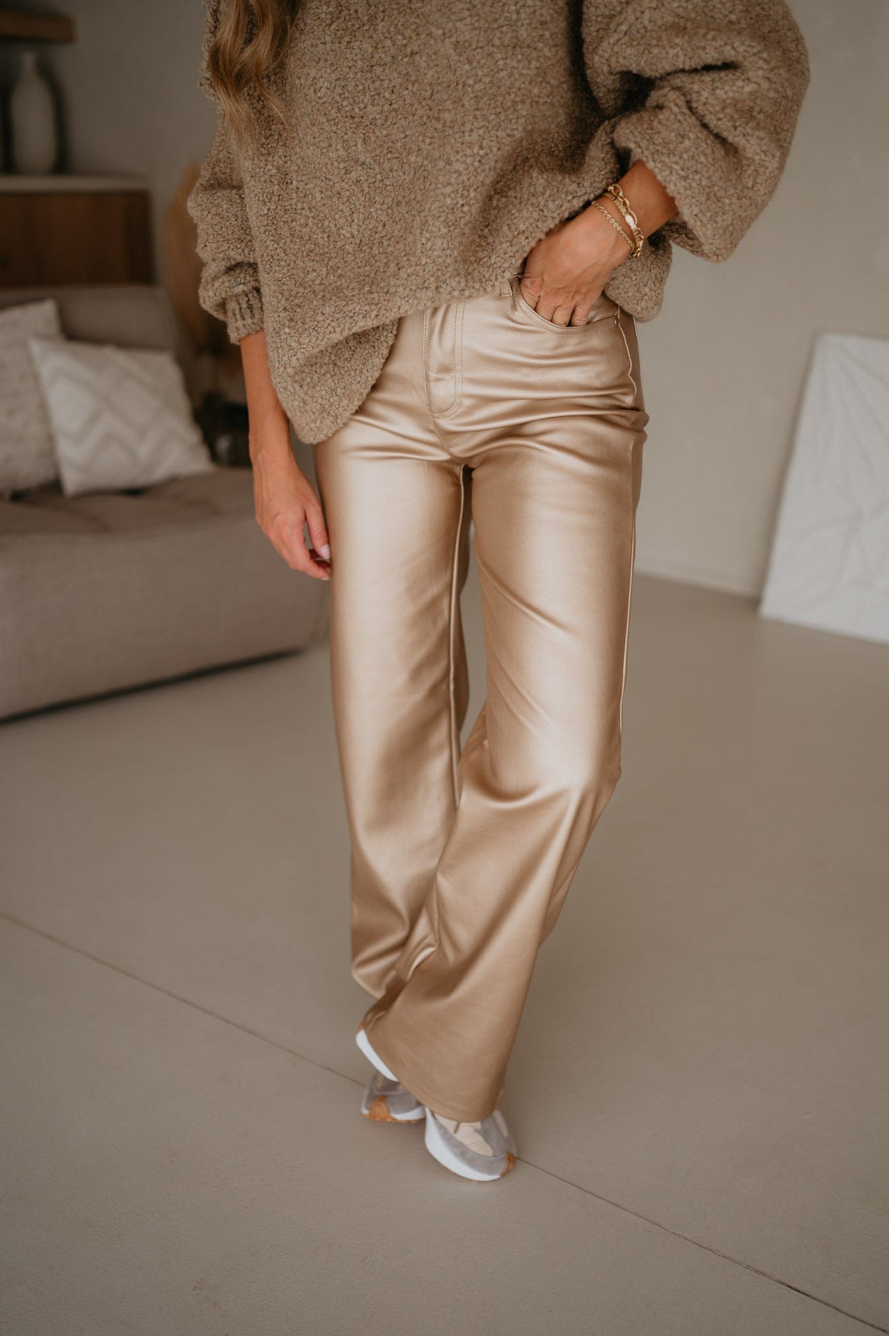 Bandire trousers I Gold - Wild Souls by JV® - Trousers